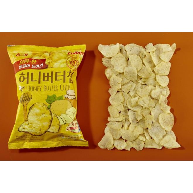 

Ger Haitai Sweet Butter Chips 60gr Korean Honey Butter Chip Snack Kentang