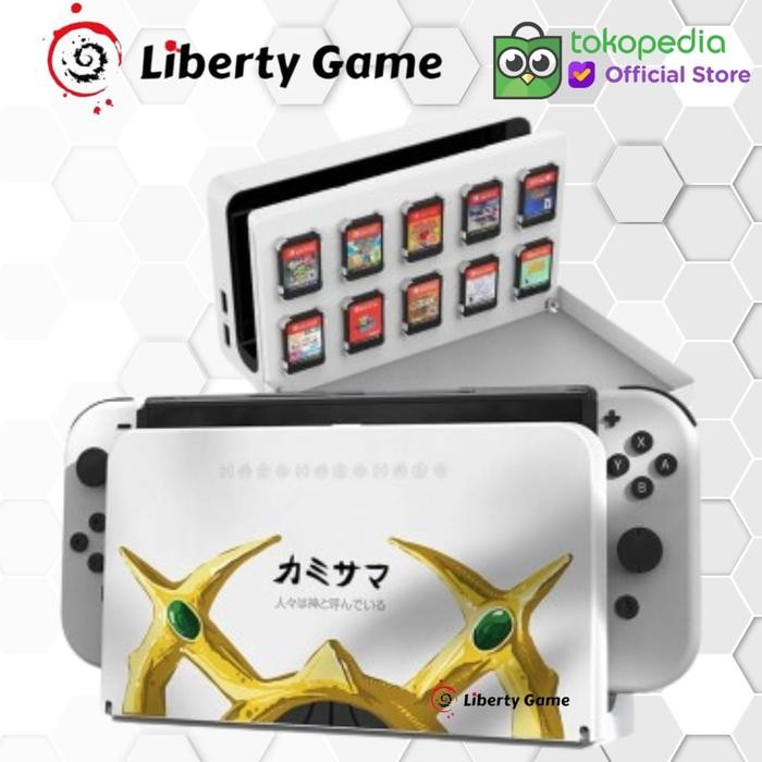 Nintendo Switch Oled IINE Card Case Tempat Game Pokemon Arceus L604