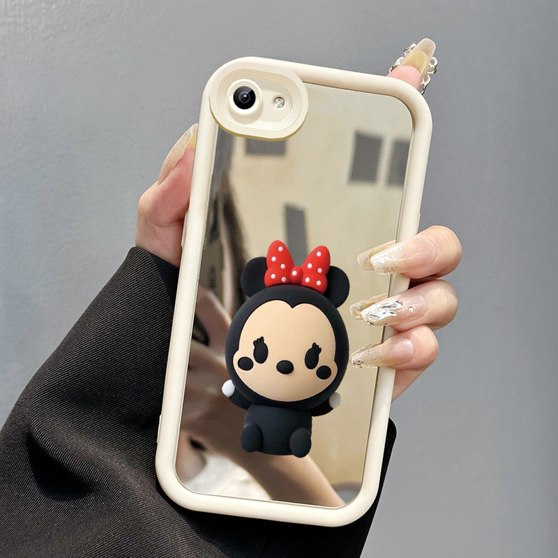 Casing Hp VIVO Y81 VIVO Y81i VIVO Y81s VIVO Y83 Case Boneka lucu Populer Kesing cermin Silikon Cesin