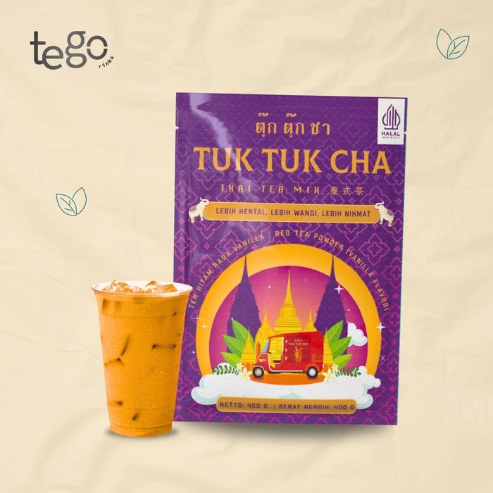 

TUK TUK CHA Thai Tea Powder Tea - Bubuk Teh TukTukCha