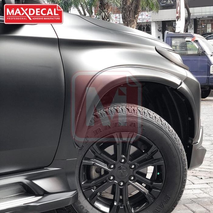 Banyak Dicari Maxdecal 9600 Smt15 Satin Matt Black Semi Doff Evolution Wrap Film Sticker Vinyl