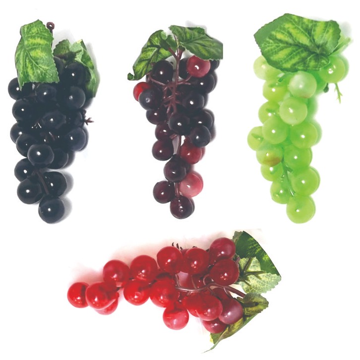 buah hias/buah pajangan/anggur artificial/buah artificial/replika buah