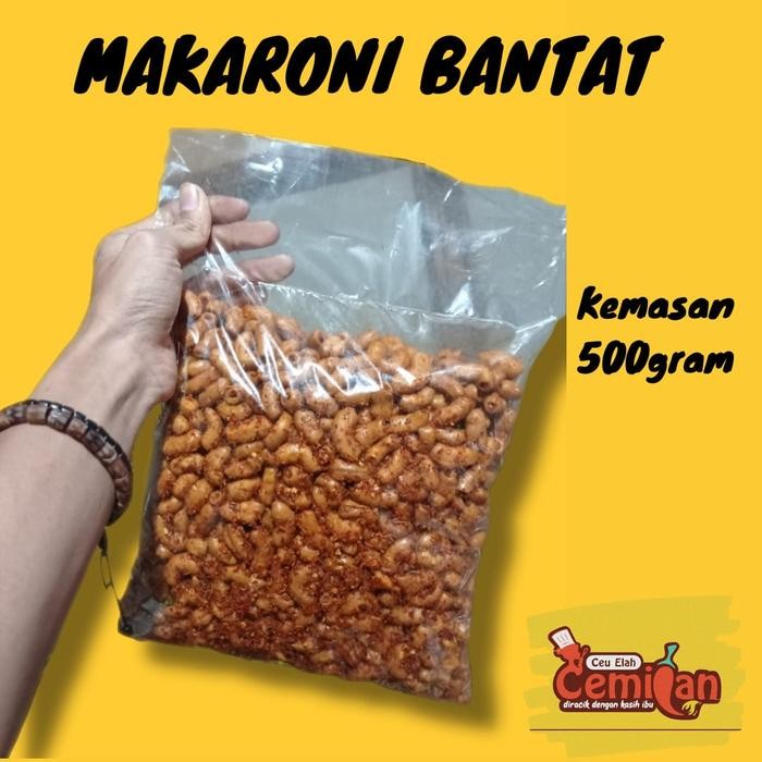

Makaroni Bantat kiloan kemasan 500 gram cemilan ceu elah