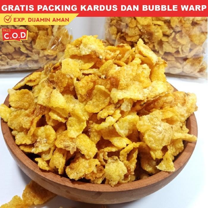 

TERBARU emping jagung pedas manis 1 kg snack kiloan makanan ringan cemilan camilan jajanan viral
