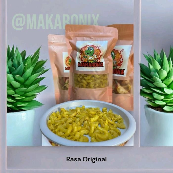 

Makaroni Original - MAKARONIX Snack Viral untuk Ngemil - Makanan, Cemilan, Food, Tidak Pedas,