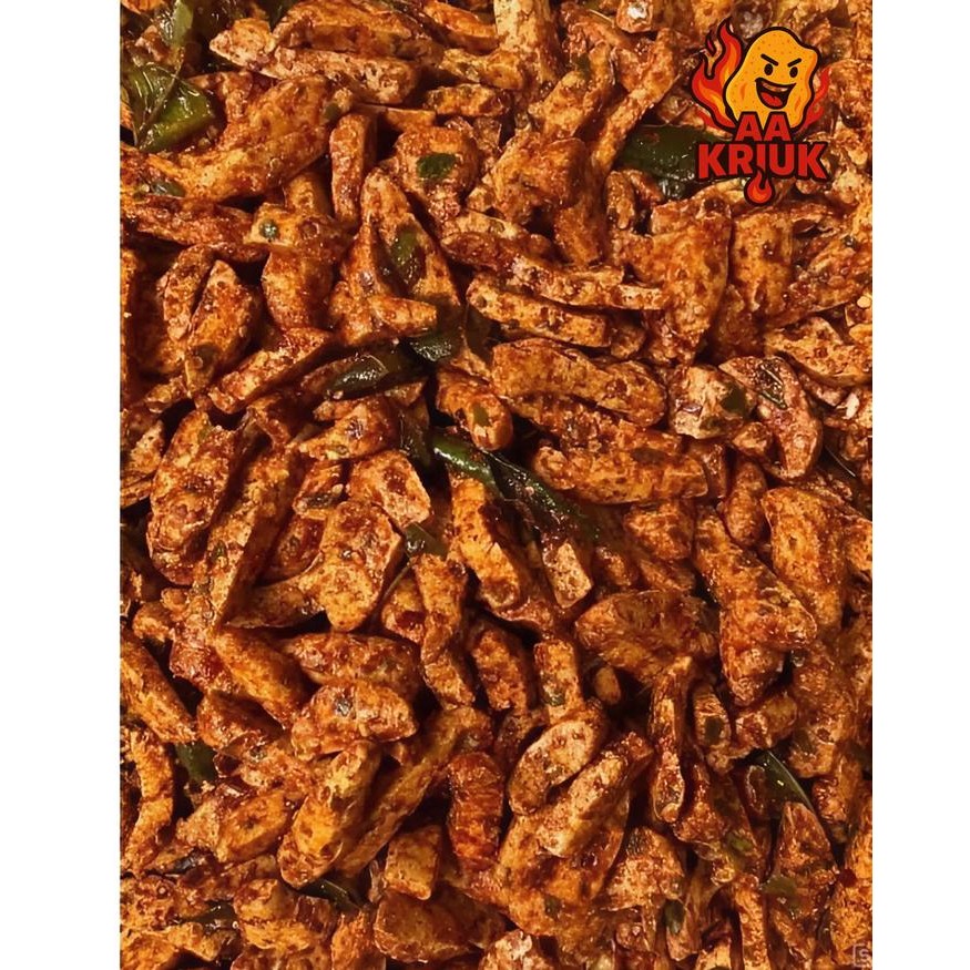 

PROMO FLASH SALE 1 kg Basreng Viral Stik Pedas Daun Jeruk Cemilan Makanan Kekinian Keripik Goreng