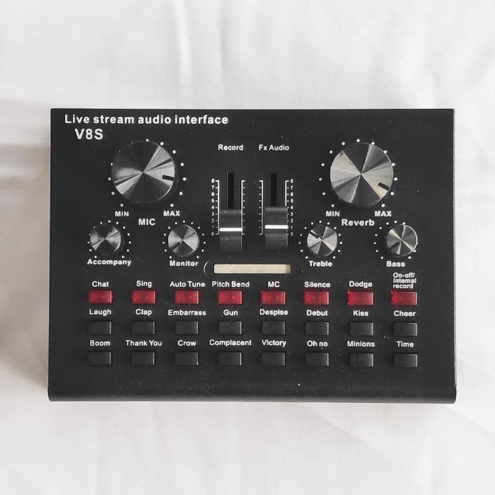 STREAM SOUND CARD V8S MIXER SOUNDCARD V8 MIXER AUDIO