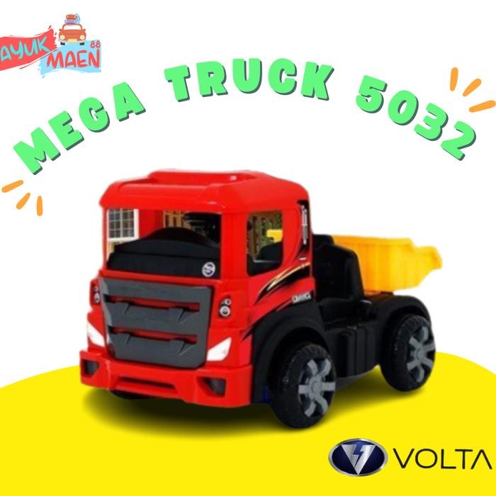 Mainan Mobil Mobilan Aki Maenan Mobilan Truk Aki Mega Truck VOLTA 5032