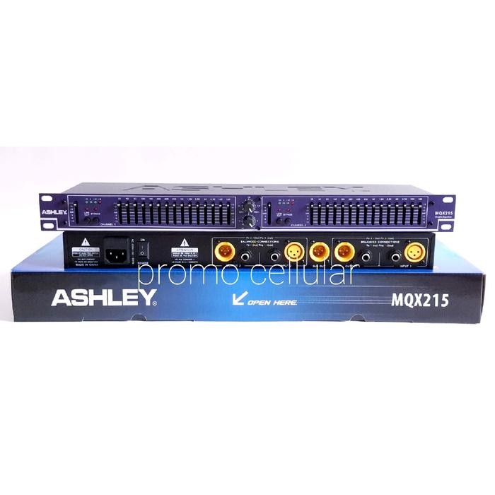 Equalizer Ashley MQX215 MQX 215 ( 2 x 15 Channel )