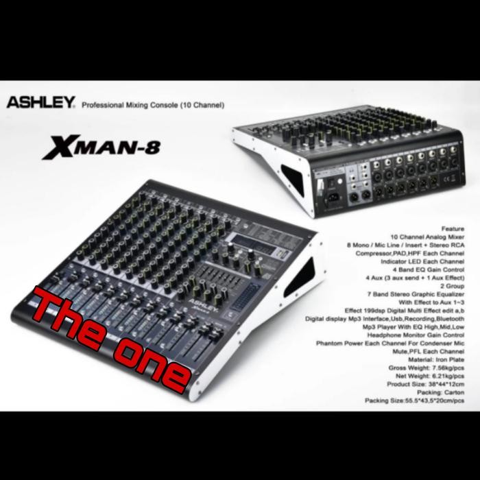 mixer audio ashley X-man 8 / Xman 8 / Xman8