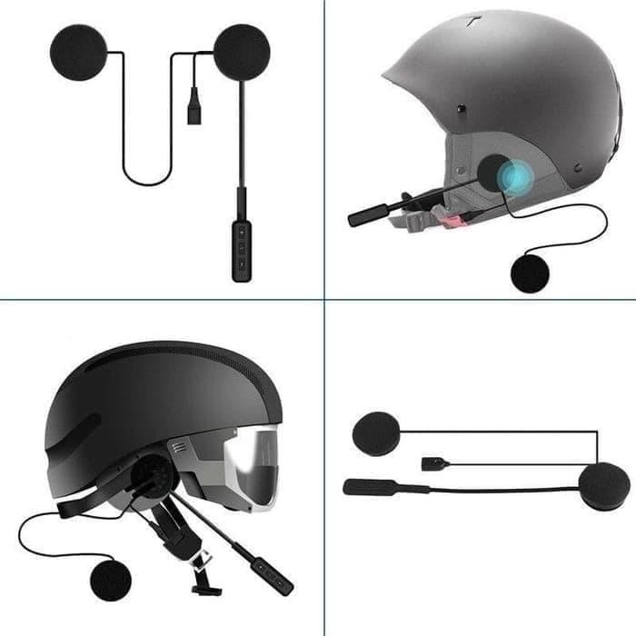 Headset Bluetooth Helm Wireless Mh01 Helmet By Headset