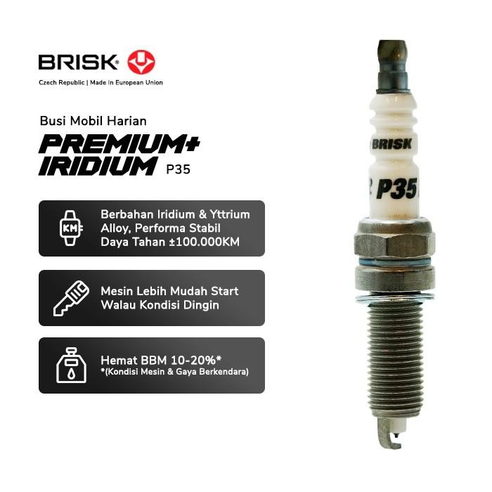 Busi Mobil Smart Fortwo BRISK Premium Iridium P35 Best Quality