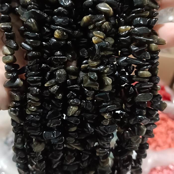 kerikil Batu tourmabahan 1cm renteng gelang kalung strap *