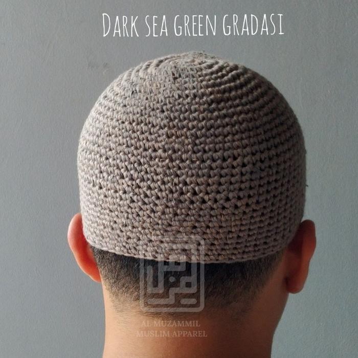 Peci Rajut Tebal Sulam Al Muzzammil *