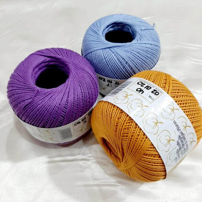 Benang Rajut Katun Parkit/ Benang Rajut/ Benang Sulam/ BAhan Rajut *