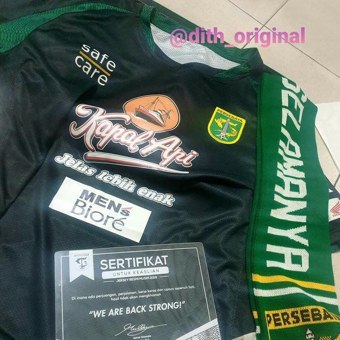 Jersey Persebaya GK 2018 Player Issue Boxset Edition *