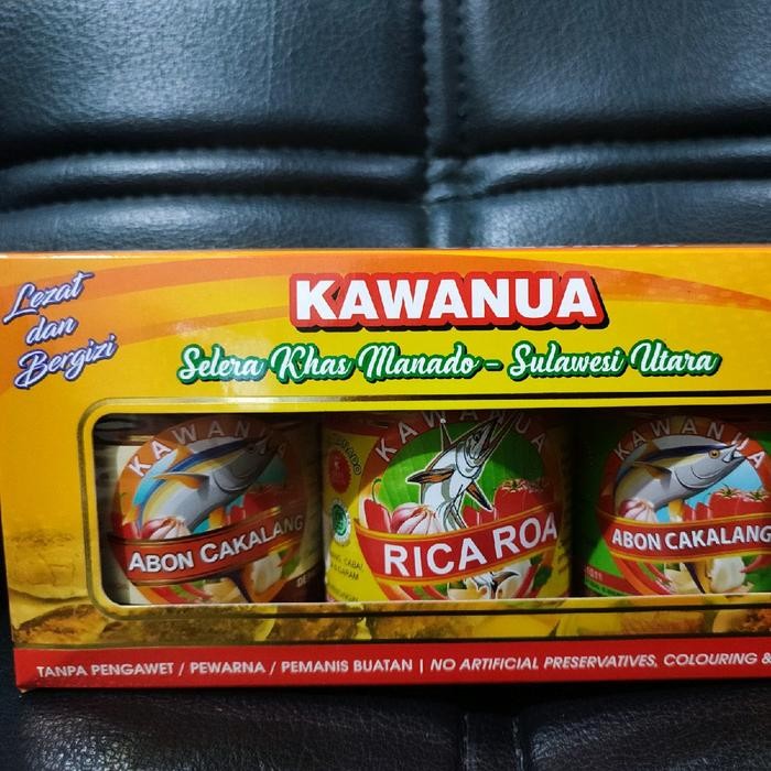 

ASLI Kawanua Paket Abon Ikan Cakalang dan Rica Roa - ( Oleh - Oleh / Jajanan / Cemilan / Makanan
