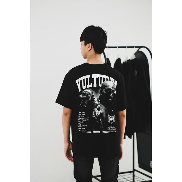 COD SCAPP | KANYE WEST VULTURES | OVERSIZED TEE - BLACK