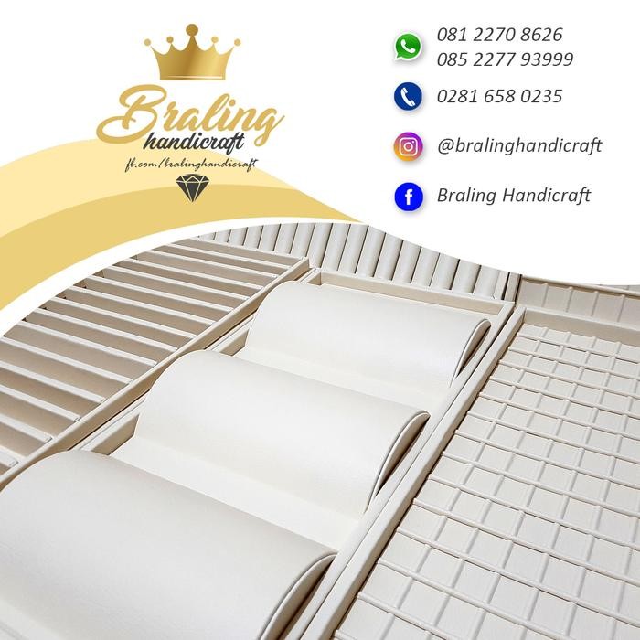 (1 Pcs) Nampan Baki Emas Tempat Perhiasan Emas Perak Etalase Toko Mas