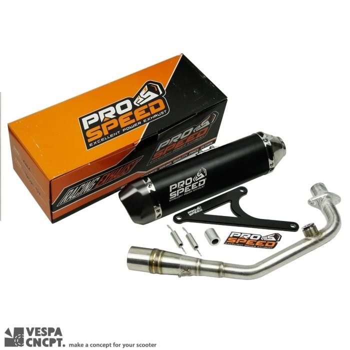 Pro Speed Exhaust Cnc For Modern Vespa Lx S Primavera Sprint Knalpot