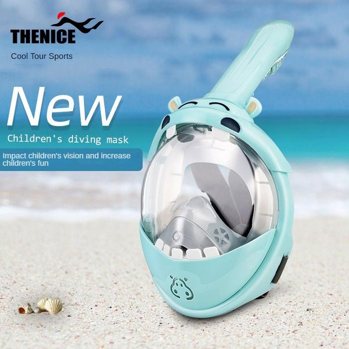 Thenice Kids Snorkeling Diving Hippo Mask - Masker Snorkeling Anak