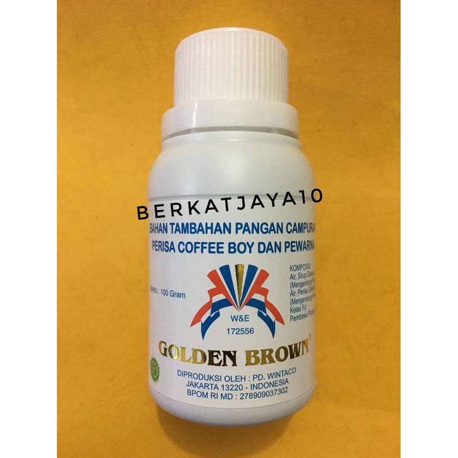 

Golden Brown Coffee Boy 100 gram Perisa Kopi dan Pewarna Makanan best seller