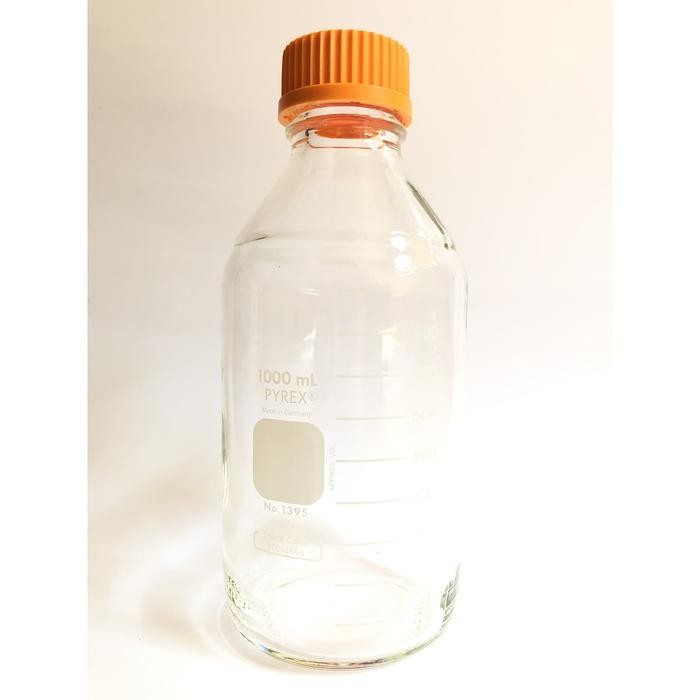 Laboratory Bottle 1000 Ml, Corning Pyrex Usa 1395-1L.
