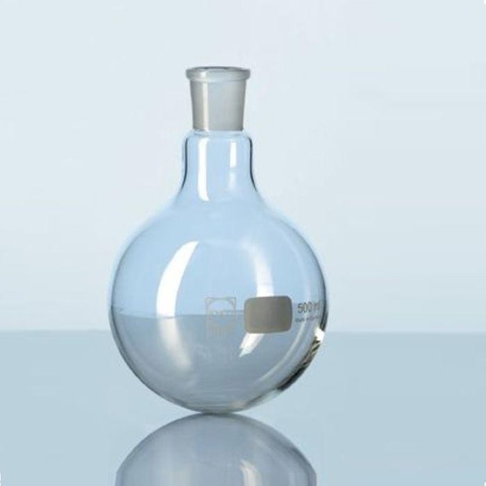 Boiling Flask 1000 Ml Flat Or Round Bottom Asah Joint Labu Didih Duran