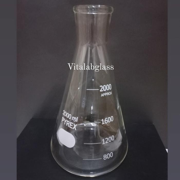 Erlenmeyer 2000 Ml Pyrex