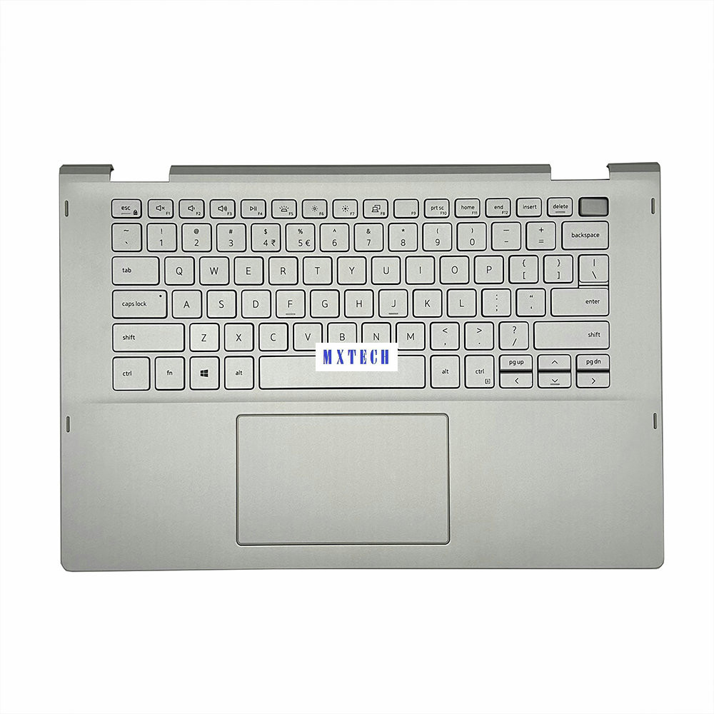 US English NEW Laptop Palmrest Upper Case With Keyboard For Dell Inspiron 14 5400 5406 2-in-1 with t