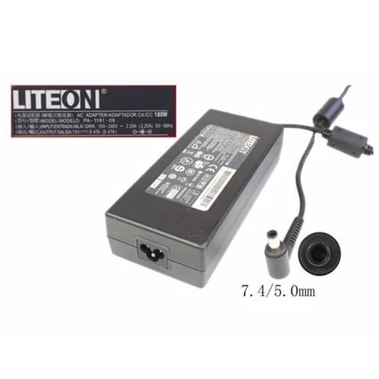 LITEON PA-1181-09, 19V 9.47A, Barrel 7.4/5.0mm Without Pin, 3-Prong Power Adapter