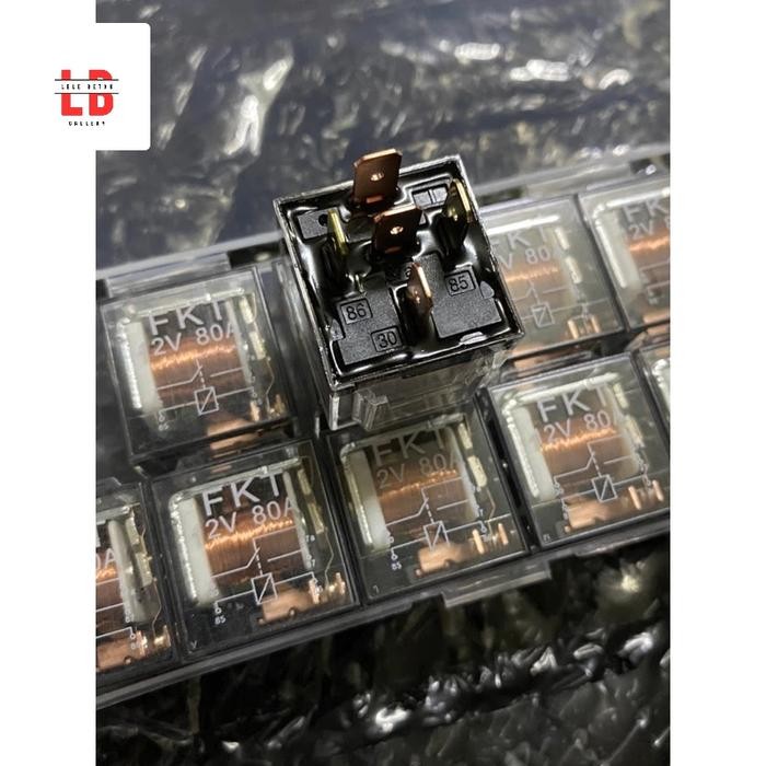RELAY KAKI 5 12V 80A LAMPU TEMBAK KLAKSON MOBIL MOTOR RELAY 5PIN *
