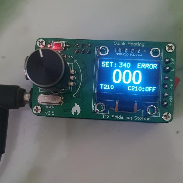 Modul Solder T12 Atmega Bisa Dual T12 dan C210 *
