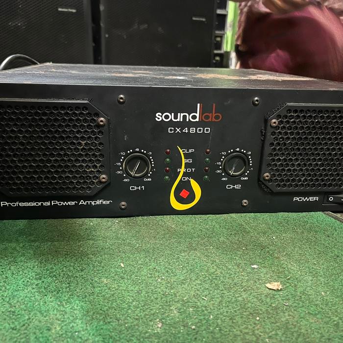 Power Amplifer Soundlab CX 4800 (Bekas) *