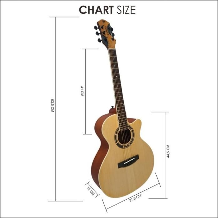 TERLARIS GITAR AKUSTIK/AKUSTIK ELECTRIK JR.SANJAYA JRS MINI *