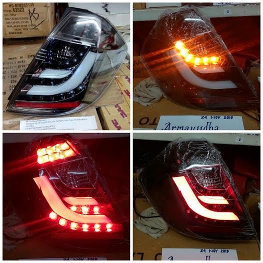 Terhemat Sk1700Bmh Stoplamp Jazz Ge8 08-14 Led-Led Bar Sequential Black Housing