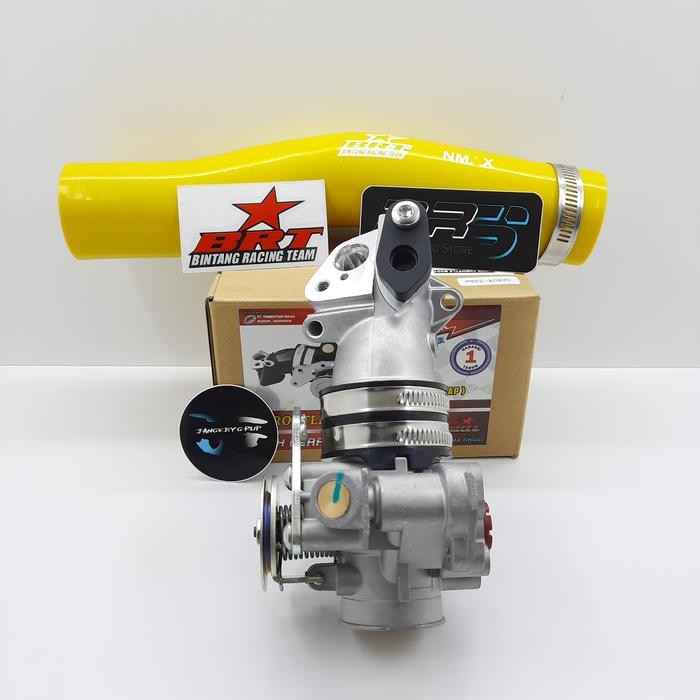 Throttle Body TB BRT Nmax Old 2015 - 2019 DOUBLE INJKETOR Peby Racing