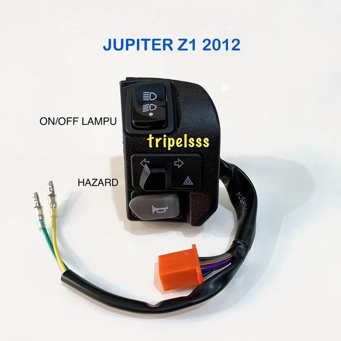 Saklar holder kiri Jupiter Z1 plus On/Off lampu & hazard
