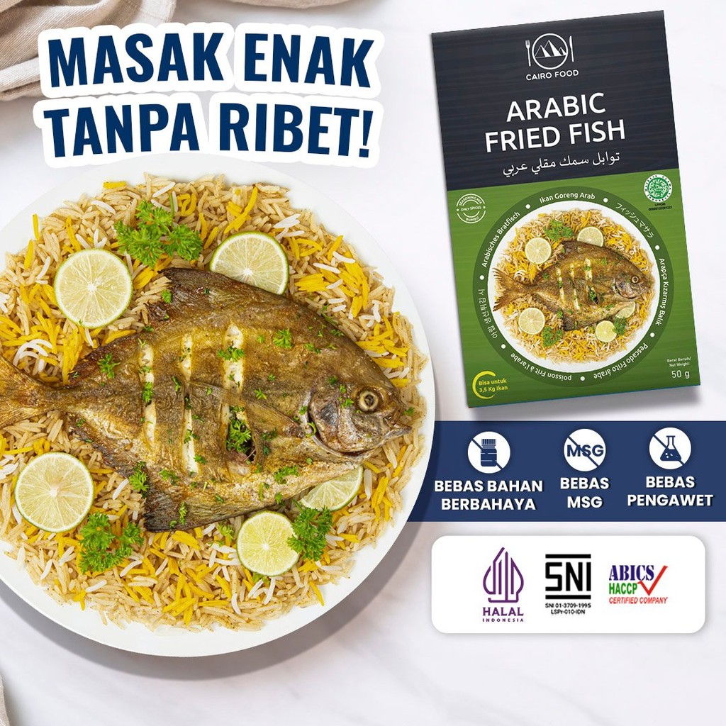 

Bumbu Ikan Goreng Arab Sehat - Cairo Food