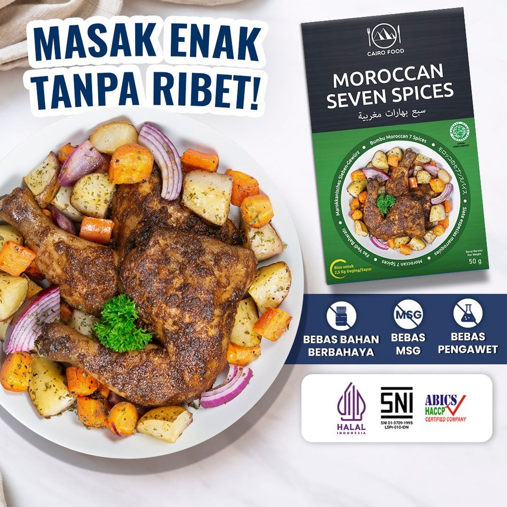 

Bumbu Moroccan 7 Spices Sehat - Cairo Food