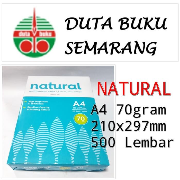 

70Gr Kertas Hvs A4 70 Gr Natural 1 Rim Pasti Ori