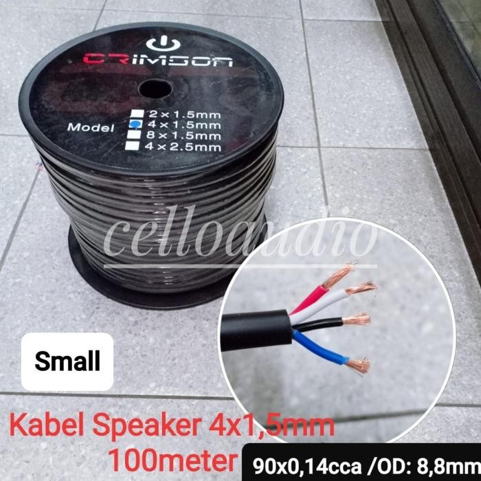 Kabel Speaker CRIMSON 4 x 1,5 mm (1 Roll) Speaker Cable 4x1.5 mm