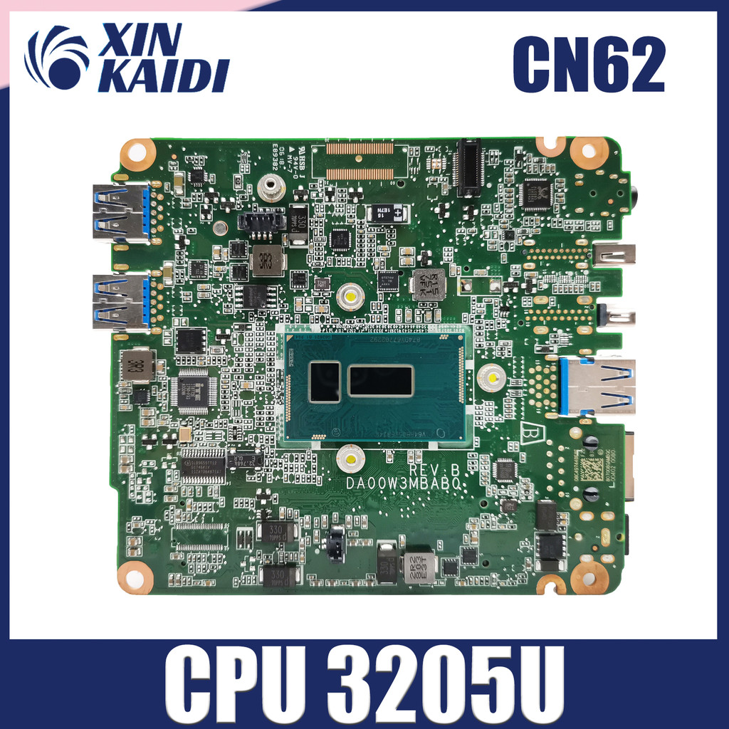 3205U Notebook Mainboard For ASUS Chromebox CN62 Mini PC Motherboard DA00W3MBAB0 Laptop Mother board