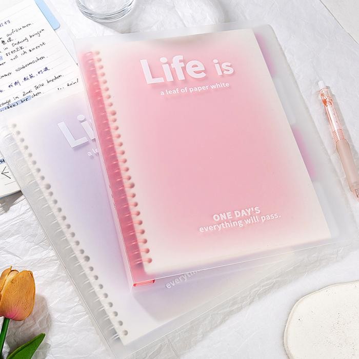 

ASLI [DOTDING] Buku Binder A5 B5 / Notebook Aesthetic Korea/ Buku Jurnal / Buku Catatan Lucu /