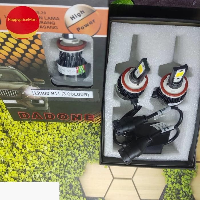 Unik Lampu Bohlam Headlamp Led Dadone(H1 - H4 - H7 - H11(1Wrn) - H11(3Wrn))