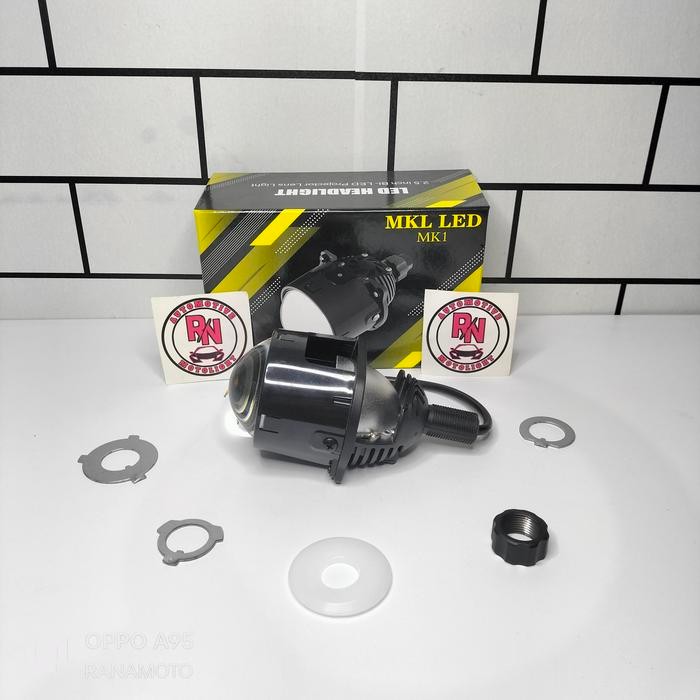 Limited Headlamp Projector Biled Mkl Mk1 Gen 2 2.5 Inchi Devil Eyes Blue Lens Untuk Motor Mobil Car