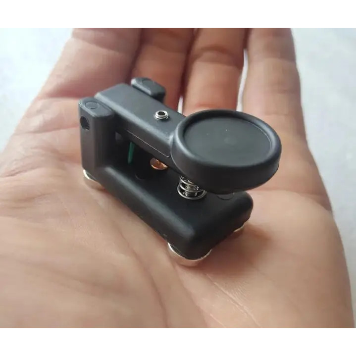 QU-45255 Portable HF Shortwave CW Morse Code with Magnetic Amateur Radio Hand Key Morse CW Telegraph