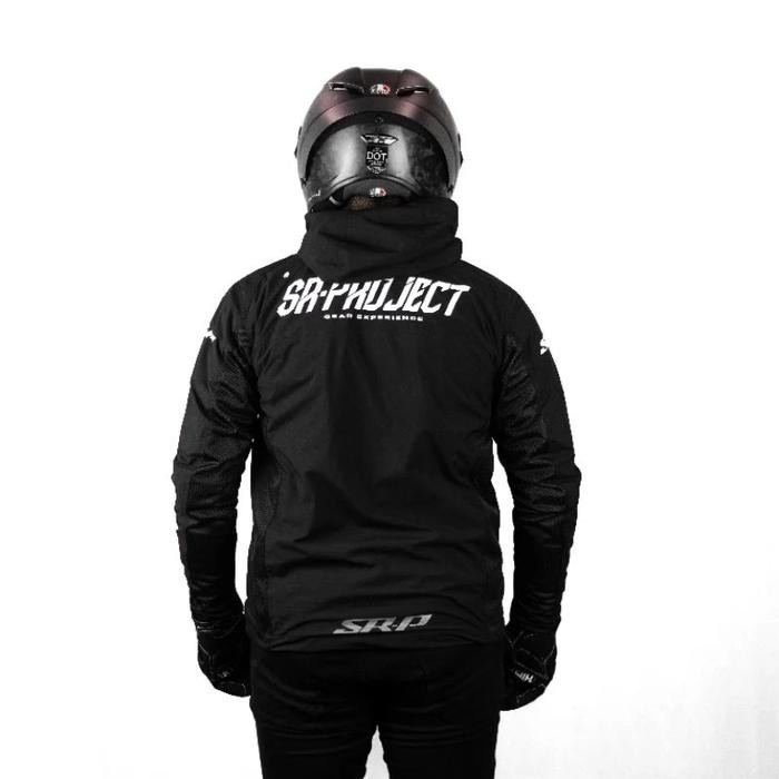Sr Project Aero Tech Black Jaket Motor Harian Touring Original