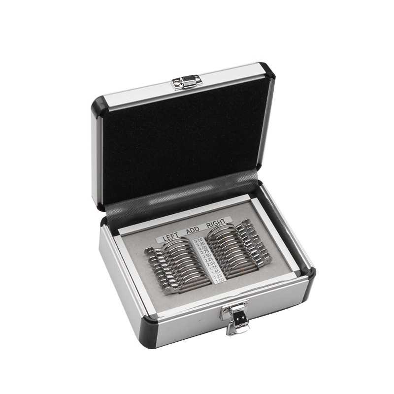 Optical Progressive Lens Set Trial Lens Set Ophthalmic Trial Lenses Case 22 Pcs Lens Evidence Box