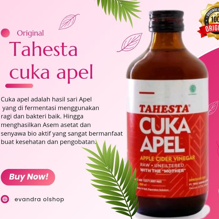 

Cuka Apel Tahesta Original 320ml